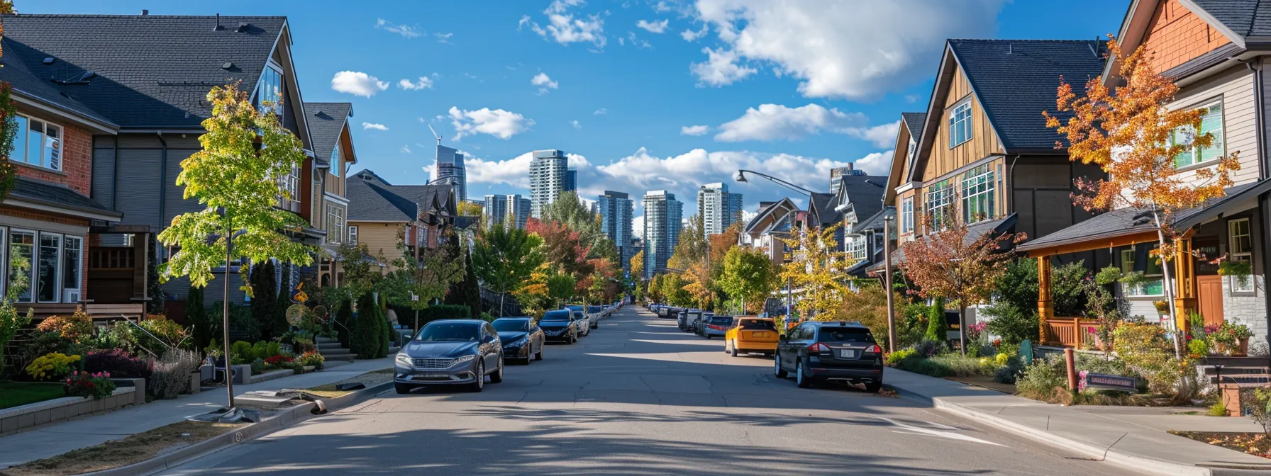 a bustling st. george street lined with newly-built homes, reflecting the city's rapidly changing real estate market trends. a bustling st. george street lined with newly-built homes, reflecting the city's rapidly changing real estate market trends.