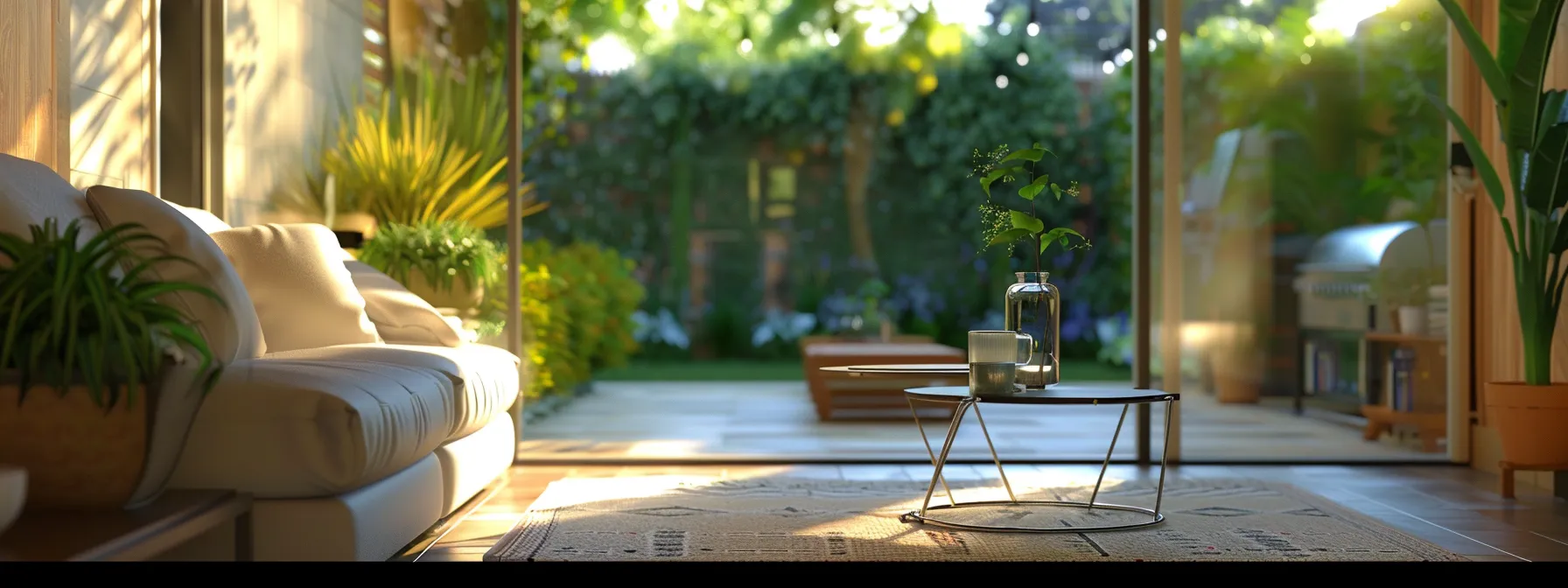 a clutter-free patio with sparkling clean windows and well-maintained fixtures ready for inspection in st. george.