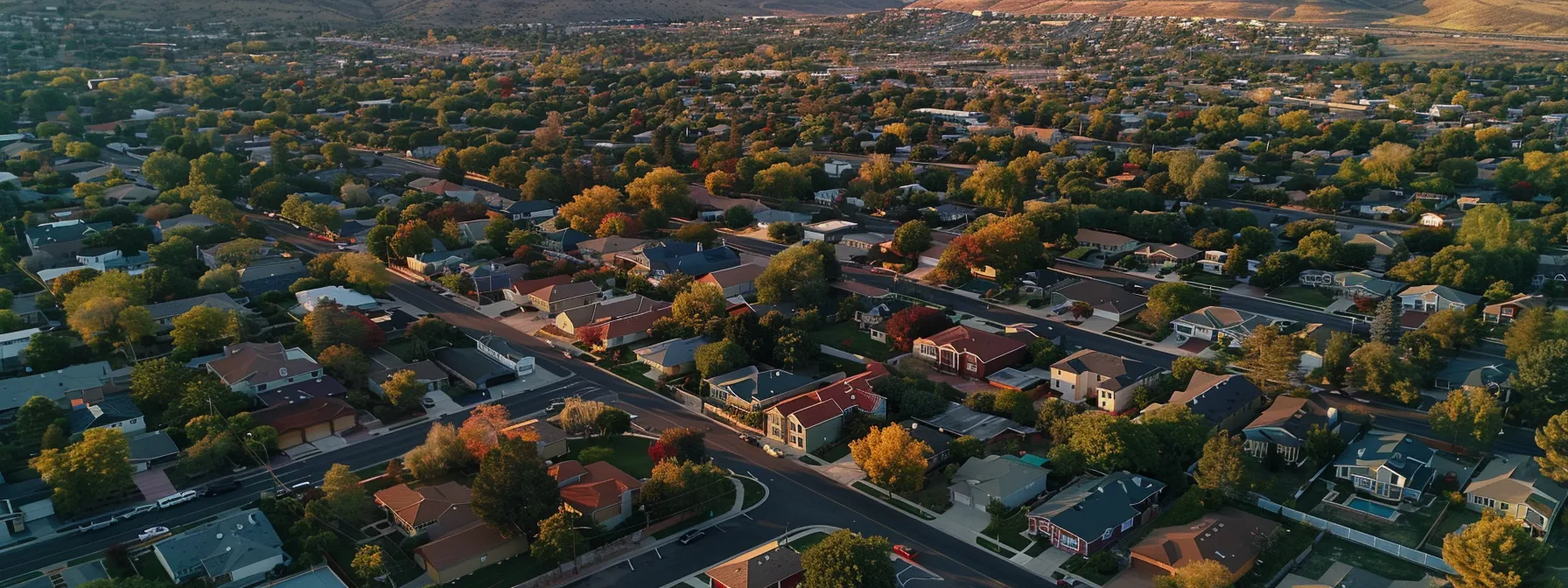 aerial view of st. george showcasing diverse neighborhoods and amenities for potential homebuyers.