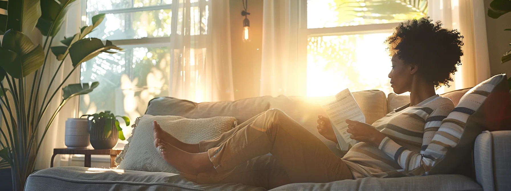 a homebuyer reviewing a detailed financial plan and timeline for the key stages of the home buying process.