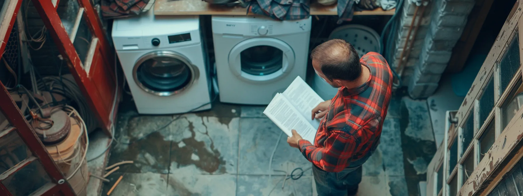 a landlord inspecting a well-maintained property with clear communication channels, organized maintenance schedules, and accurate financial records on hand.