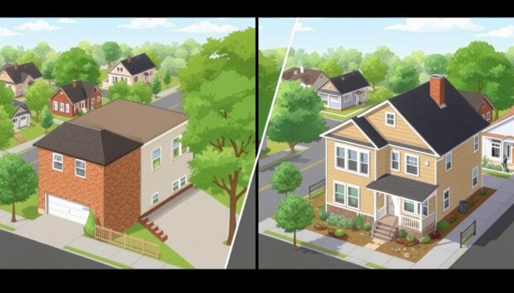 Duplex vs Single Family Home Comparison