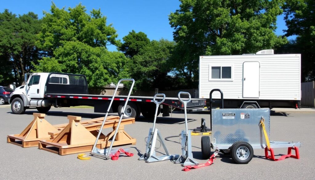 Mobile Home Moving Equipment
