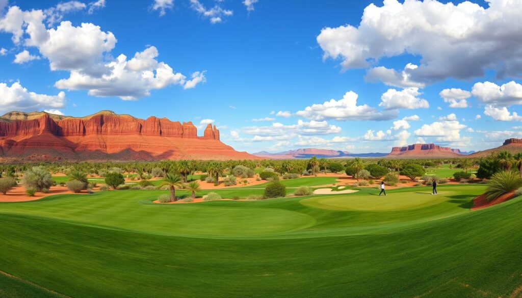 St. George Golf Courses Panorama