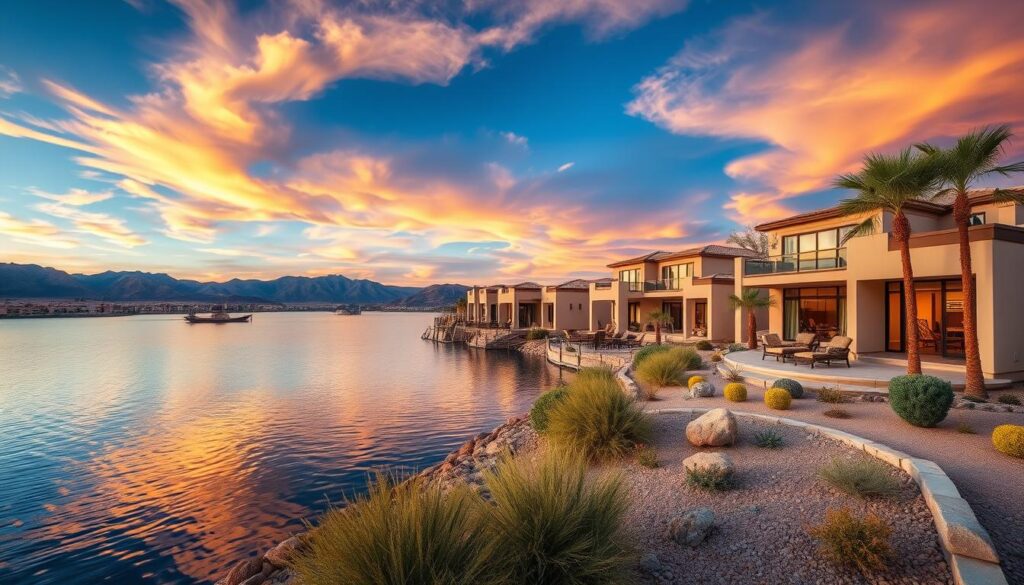 Desert Color Lagoon Waterfront Luxury Homes